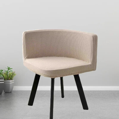 Huse pentru scaune triunghiulare elastice 1 buc Huse pentru scaune de luat masa lavabila Husa pentru scaune de birou din fleece polar Huse pentru scaune de birou pentru petrecere de petrecere a timpului liber în familie 의자커버