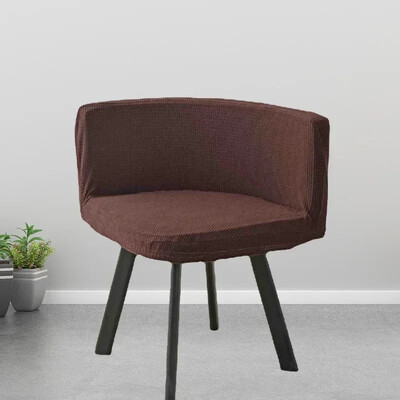 Huse pentru scaune triunghiulare elastice 1 buc Huse pentru scaune de luat masa lavabila Husa pentru scaune de birou din fleece polar Huse pentru scaune de birou pentru petrecere de petrecere a timpului liber în familie 의자커버