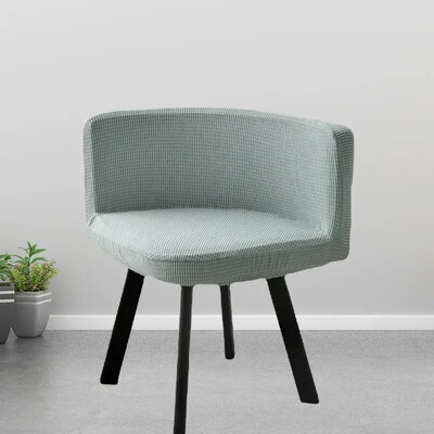 Huse pentru scaune triunghiulare elastice 1 buc Huse pentru scaune de luat masa lavabila Husa pentru scaune de birou din fleece polar Huse pentru scaune de birou pentru petrecere de petrecere a timpului liber în familie 의자커버