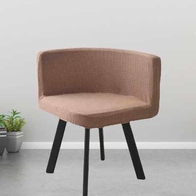 Huse pentru scaune triunghiulare elastice 1 buc Huse pentru scaune de luat masa lavabila Husa pentru scaune de birou din fleece polar Huse pentru scaune de birou pentru petrecere de petrecere a timpului liber în familie 의자커버