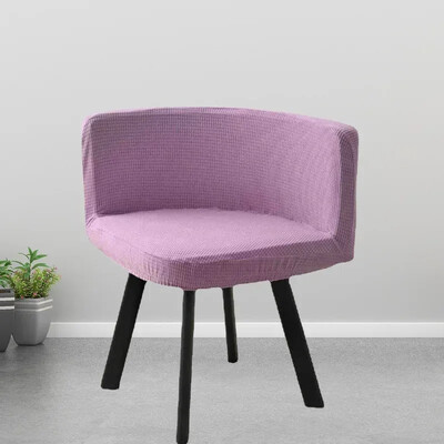 Huse pentru scaune triunghiulare elastice 1 buc Huse pentru scaune de luat masa lavabila Husa pentru scaune de birou din fleece polar Huse pentru scaune de birou pentru petrecere de petrecere a timpului liber în familie 의자커버