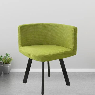 Huse pentru scaune triunghiulare elastice 1 buc Huse pentru scaune de luat masa lavabila Husa pentru scaune de birou din fleece polar Huse pentru scaune de birou pentru petrecere de petrecere a timpului liber în familie 의자커버