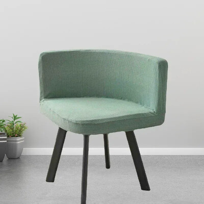 Huse pentru scaune triunghiulare elastice 1 buc Huse pentru scaune de luat masa lavabila Husa pentru scaune de birou din fleece polar Huse pentru scaune de birou pentru petrecere de petrecere a timpului liber în familie 의자커버