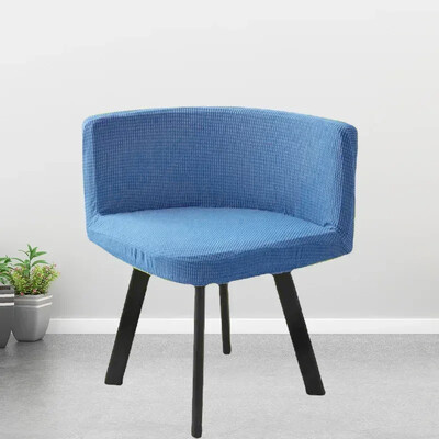 Huse pentru scaune triunghiulare elastice 1 buc Huse pentru scaune de luat masa lavabila Husa pentru scaune de birou din fleece polar Huse pentru scaune de birou pentru petrecere de petrecere a timpului liber în familie 의자커버