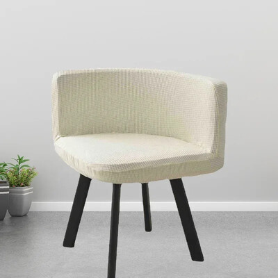 Huse pentru scaune triunghiulare elastice 1 buc Huse pentru scaune de luat masa lavabila Husa pentru scaune de birou din fleece polar Huse pentru scaune de birou pentru petrecere de petrecere a timpului liber în familie 의자커버