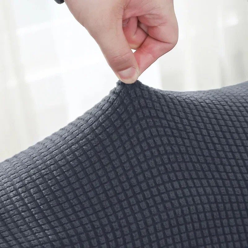 Huse pentru scaune triunghiulare elastice 1 buc Huse pentru scaune de luat masa lavabila Husa pentru scaune de birou din fleece polar Huse pentru scaune de birou pentru petrecere de petrecere a timpului liber în familie 의자커버