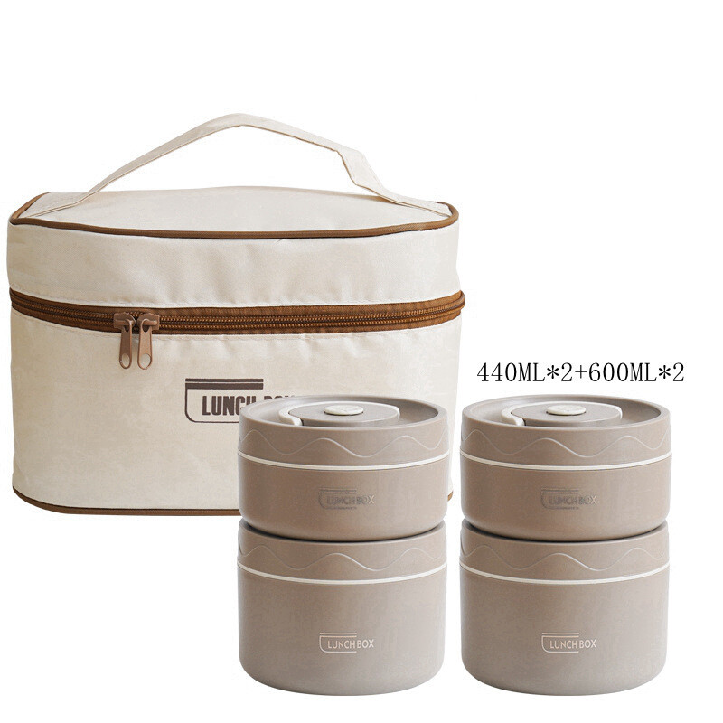 304 nerūdijančio plieno izoliuota priešpiečių dėžutė dvisluoksnė nešiojama priešpiečių dėžutė izoliuota kibiras biuro darbuotojas studentas uždaryta priešpiečių dėžutė su dangteliu