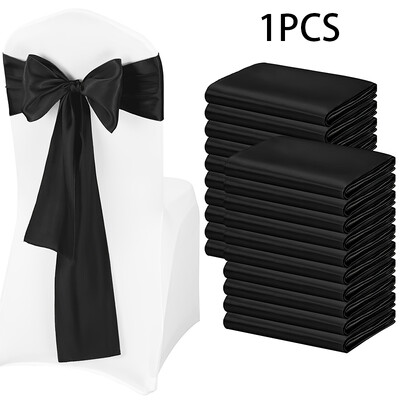 Szatén székszárnyak íjak Univerzális székszalag szalag szalag Esküvői fogadás Rendezvények Bankettek Szállodai rendezvény Székhuzat Dekoráció