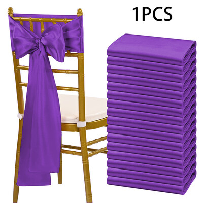 Szatén székszárnyak íjak Univerzális székszalag szalag szalag Esküvői fogadás Rendezvények Bankettek Szállodai rendezvény Székhuzat Dekoráció