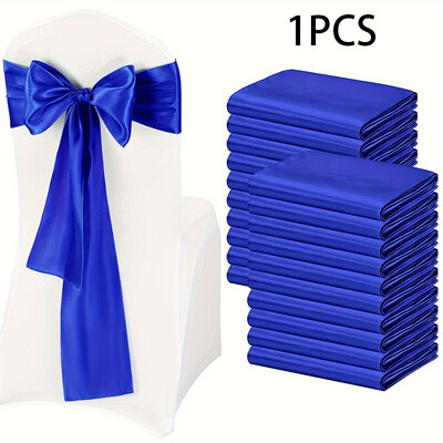 Szatén székszárnyak íjak Univerzális székszalag szalag szalag Esküvői fogadás Rendezvények Bankettek Szállodai rendezvény Székhuzat Dekoráció