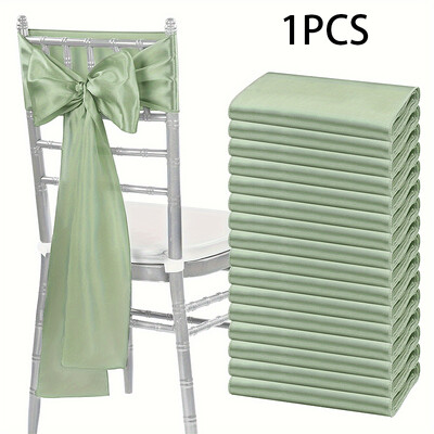 Szatén székszárnyak íjak Univerzális székszalag szalag szalag Esküvői fogadás Rendezvények Bankettek Szállodai rendezvény Székhuzat Dekoráció