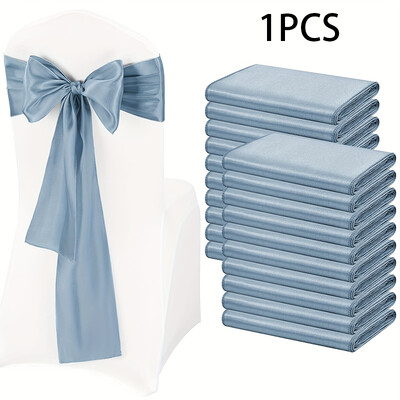 Szatén székszárnyak íjak Univerzális székszalag szalag szalag Esküvői fogadás Rendezvények Bankettek Szállodai rendezvény Székhuzat Dekoráció