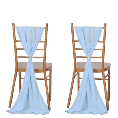 2 bucăți de scaun din șifon, cu papion, cu panglă, cu noduri, centură pentru spate, alergare de masă, hotel, banchet, țară, nuntă, petrecere, eveniment, decor