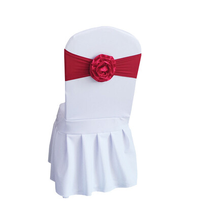1 bucăți elastic pentru canapea pentru scaun, centură, fundă cu nod de flori, pentru hotel, țară, ceremonie de nuntă, evenimente, petrecere de aniversare, decorațiuni pentru casă