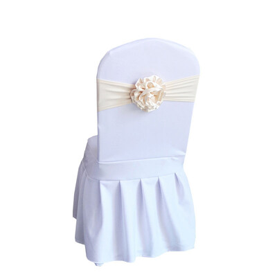 1 bucăți elastic pentru canapea pentru scaun, centură, fundă cu nod de flori, pentru hotel, țară, ceremonie de nuntă, evenimente, petrecere de aniversare, decorațiuni pentru casă