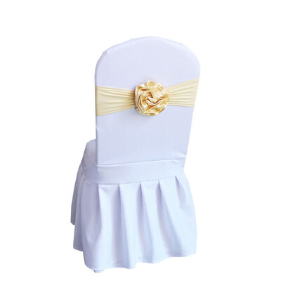 1 bucăți elastic pentru canapea pentru scaun, centură, fundă cu nod de flori, pentru hotel, țară, ceremonie de nuntă, evenimente, petrecere de aniversare, decorațiuni pentru casă