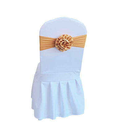 1 bucăți elastic pentru canapea pentru scaun, centură, fundă cu nod de flori, pentru hotel, țară, ceremonie de nuntă, evenimente, petrecere de aniversare, decorațiuni pentru casă