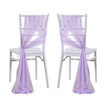 10 bucăți 17x250 cm caneluri pentru scaune din șifon ruginit 5 set huse pentru scaune de nuntă cu panglică decorare pentru scaune pentru petrecerea de nuntă