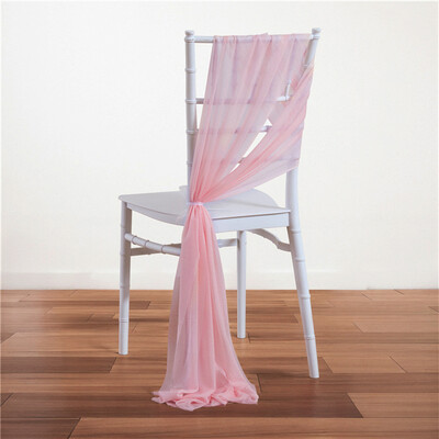 10 bucăți 17x250 cm caneluri pentru scaune din șifon ruginit 5 set huse pentru scaune de nuntă cu panglică decorare pentru scaune pentru petrecerea de nuntă