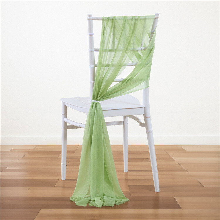 10 bucăți 17x250 cm caneluri pentru scaune din șifon ruginit 5 set huse pentru scaune de nuntă cu panglică decorare pentru scaune pentru petrecerea de nuntă