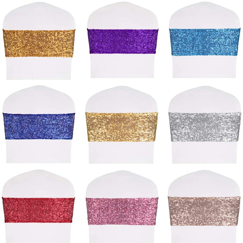 Paiete caneluri scaun curea husă cravată, decorare jartieră nuntă, panglică cu noduri, petrecere de banchet, ziua de naștere, acasă, decor bucătărie, 1 buc