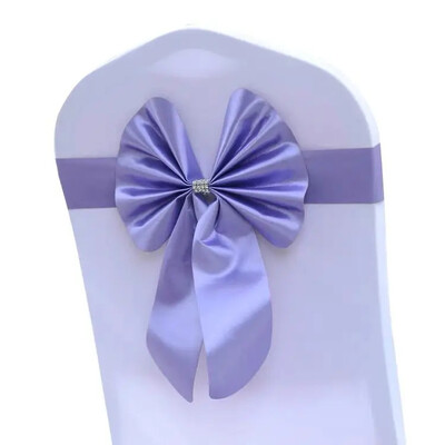 Rožinė/auksinė/sidabrinė didmeninė prekyba 1 vnt. elastinė peteliškė, paruošta kėdžių juosta, skirta vestuvių vakarėliui, viešbučio banketo renginio dekoracija