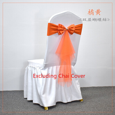 10 buc. Cerceve pentru scaune din spandex cu tifon, bandă de lycra pentru nuntă, funde pentru scaune elastice, pentru petreceri, articole de decorare a evenimentelor.