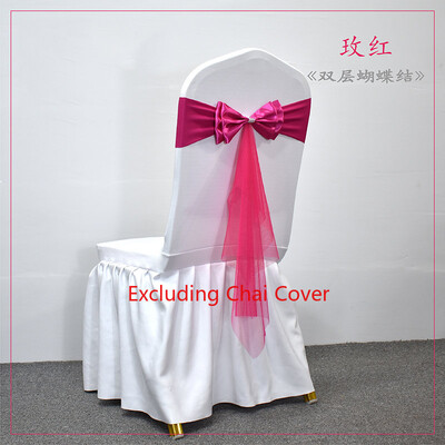 10 buc. Cerceve pentru scaune din spandex cu tifon, bandă de lycra pentru nuntă, funde pentru scaune elastice, pentru petreceri, articole de decorare a evenimentelor.