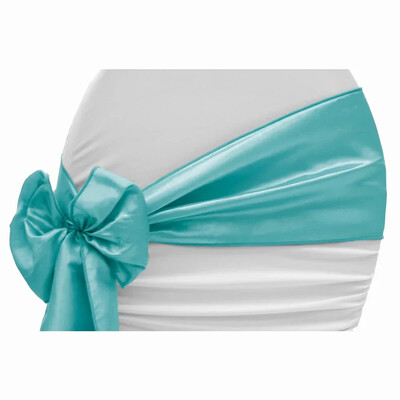 10 buc/lot cerceve pentru scaun din satin cu fundă pentru scaun de nuntă cu nod panglică cravate pentru petrecere, eveniment, hotel, banchet, decorațiuni pentru scaune de zi de naștere
