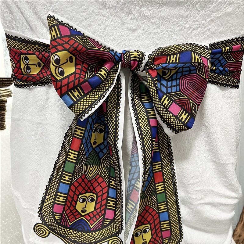 Scaun din satin etiopian din Eritreea Fundă Cerceve Scaun de nuntă Noduri Panglică Cravate fluturi pentru petrecere Eveniment Hotel Banchet Decor acasă