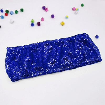 10db Rose Gold Silver Spandex flitteres szék pántok Elasztikus esküvői csillogó szék csokornyakkendők Hotel rendezvény party dekoráció