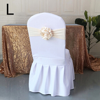 1 τμχ Stretch Chair Sashes Διακόσμηση Καρέκλας Γάμου Κόκκινο Κρασί/Μπλε/Μωβ/Ροζ Καρέκλες Φιόγκοι Ζώνες Γραβάτες για Γάμου Δείπνο