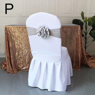 1 db Stretch szék szárnyak Esküvői Szék Szék dekoráció Vörösbor/kék/lila/rózsaszín székek csokorszalag övkötők esküvői bankettre