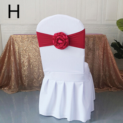 1 db Stretch szék szárnyak Esküvői Szék Szék dekoráció Vörösbor/kék/lila/rózsaszín székek csokorszalag övkötők esküvői bankettre