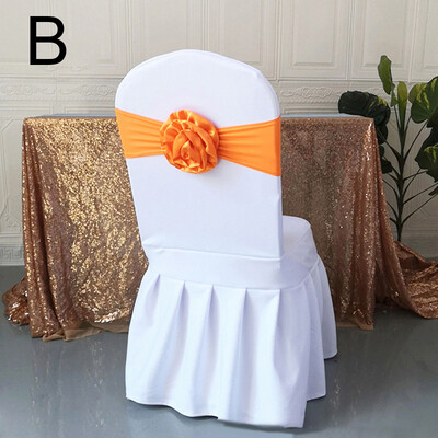 1 db Stretch szék szárnyak Esküvői Szék Szék dekoráció Vörösbor/kék/lila/rózsaszín székek csokorszalag övkötők esküvői bankettre