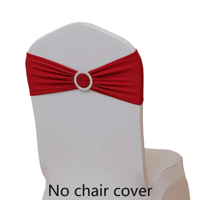 10db/tétel Burgundy PPC szék szárnyak Weddin dekoráció elasztikus szék szalaggal Spandex királykék buliszállóhoz