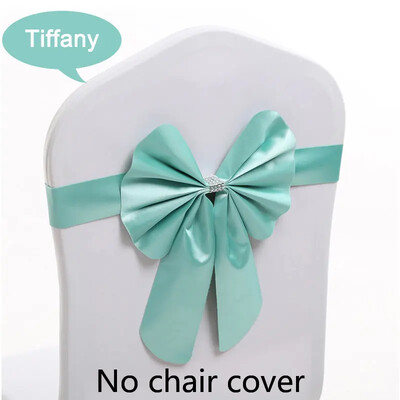 10db/tétel Burgundy PPC szék szárnyak Weddin dekoráció elasztikus szék szalaggal Spandex királykék buliszállóhoz