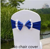 Husă pentru scaun de nuntă pentru hotel, cu flori decorative, cu fundă, curea pentru spate, husă pentru scaun, husă pentru spate, paiete duble, 10 buc.