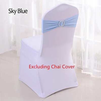 Husă pentru scaun de nuntă pentru hotel, cu flori decorative, cu fundă, curea pentru spate, husă pentru scaun, husă pentru spate, paiete duble, 10 buc.