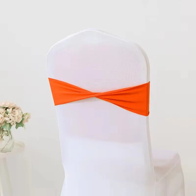 20 buc./set spandex funde elastice pentru scaune fundite, benzi elastice pentru husa scaunului legături fără cataramă pentru evenimente de banchet de recepție de nuntă