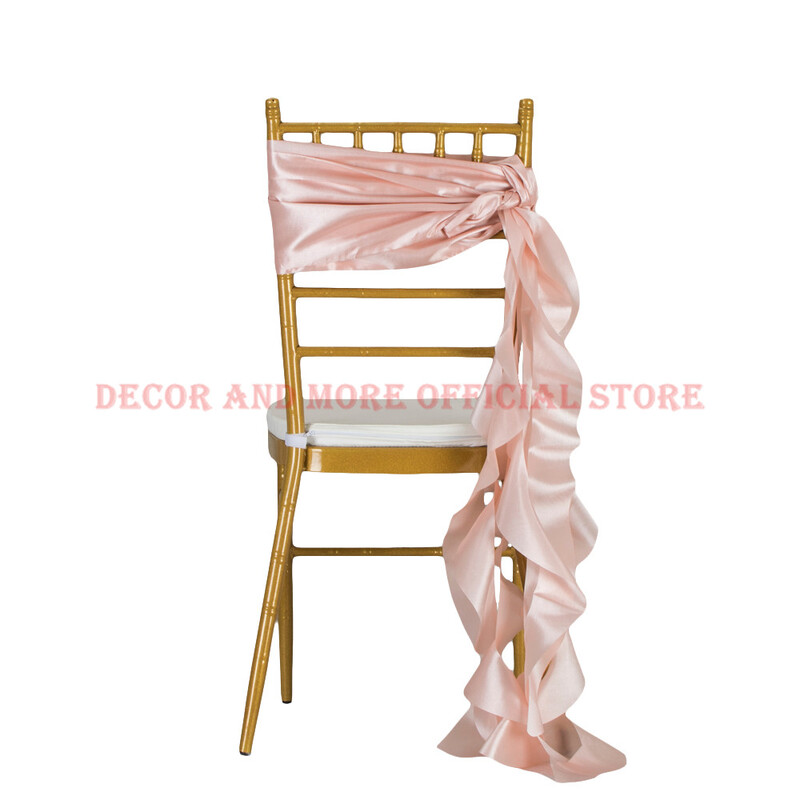 1Gb Decor Taffeta Krēslu vērtnes Zili Sarkans Balts Zelts Krēslu lentes Āra viesnīcu ballītes Kāzu krēslu saites Chiavari krēslu pārvalkiem