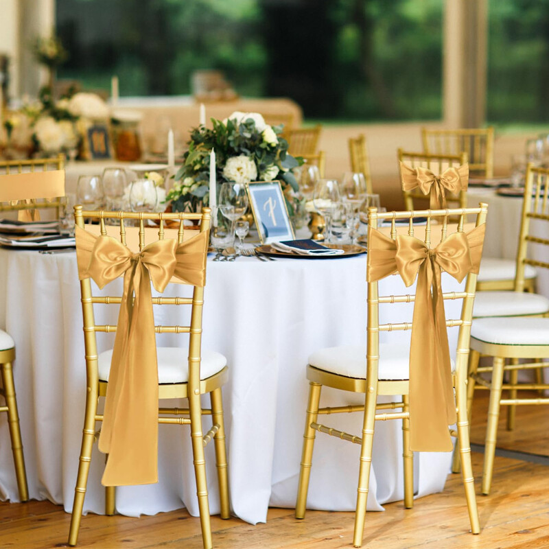 Värviline satiinist vöörihm pulmatooli kaunistus lint liblikas lipsupael jõuludeks sünnipäevaks siseruumides peoõhtuteks