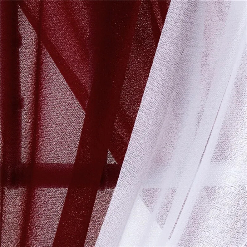 20x275 cm šifono kėdžių varčios Vestuvinės kėdės dekoravimas 2 vnt./komplektas Ilgų vestuvių koridorių papuošimai Vakarėlis Banketas Renginys Kūdikių dušas