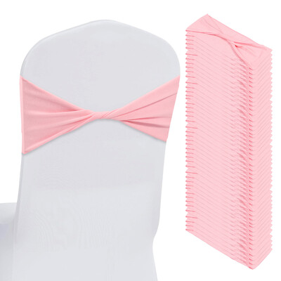 25 vnt. elastingo elastano kėdžių juostos, plaunamos lankai, kėdžių juostelės, daugiafunkciniai kėdžių kaklaraiščiai, skirti vestuvių vakarėliui, ceremonijai, gimtadieniui