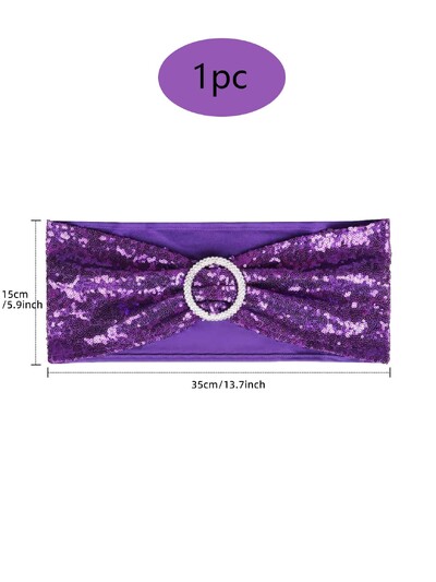 1 vnt- Butterfly blizgučiai kėdės atlošo gėlė