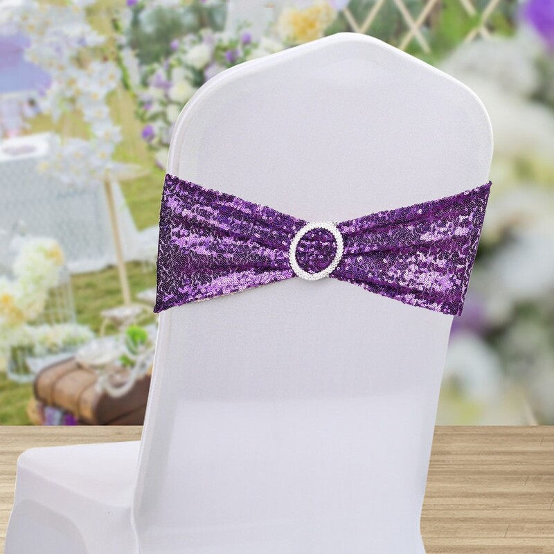 1 vnt- Butterfly blizgučiai kėdės atlošo gėlė