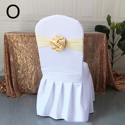 1 vnt. kėdės varčios gėlių lanko mazgo užvalkalas, elastinis diržas, skirtas banketui, vestuvių vakarėliui, vakarienės dekoravimui