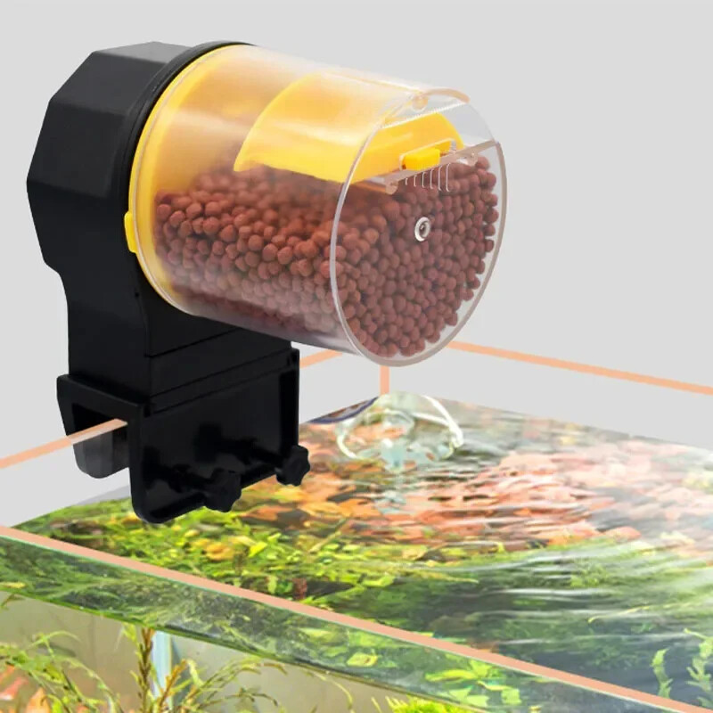 Hrănitor automat pentru rezervoare de pești, sincronizare inteligentă, hrănitor automat pentru acvariu, hrănitor pentru pești aurii, acvariu de mare capacitate