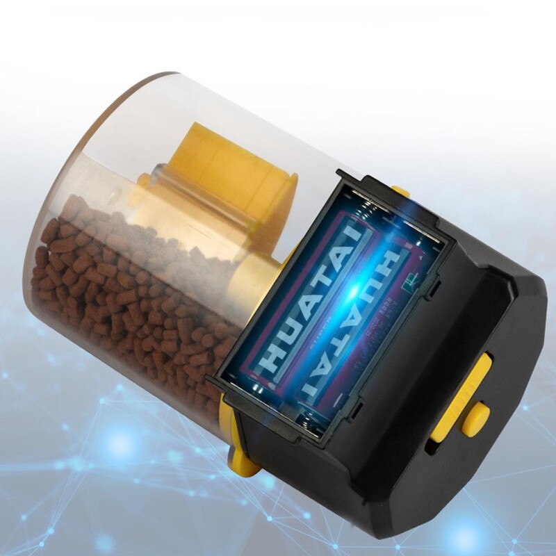 NOU Hrănitor automat pentru acvariu, 12 ore/24 de ore, sincronizare inteligentă, hrănitor pentru pești de acvariu de mare capacitate