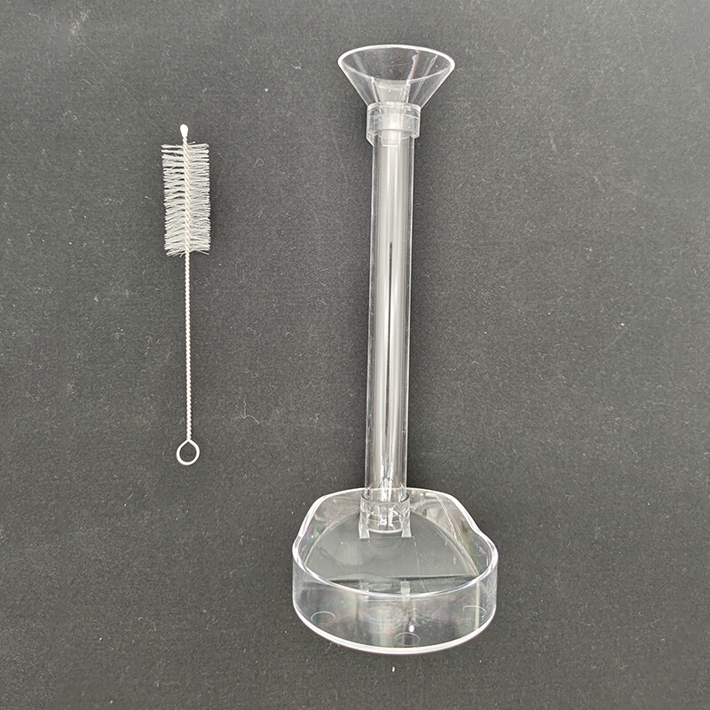 Akril akváriumi haletető átlátszó cső, többfunkciós, nagy kapacitású akváriumi ételadagoló akváriumi garnélarákhoz